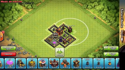 Diseño de Aldea Ayuntamiento 6 para Guerra/Copas con Controlador Aereo | Clash of Clans