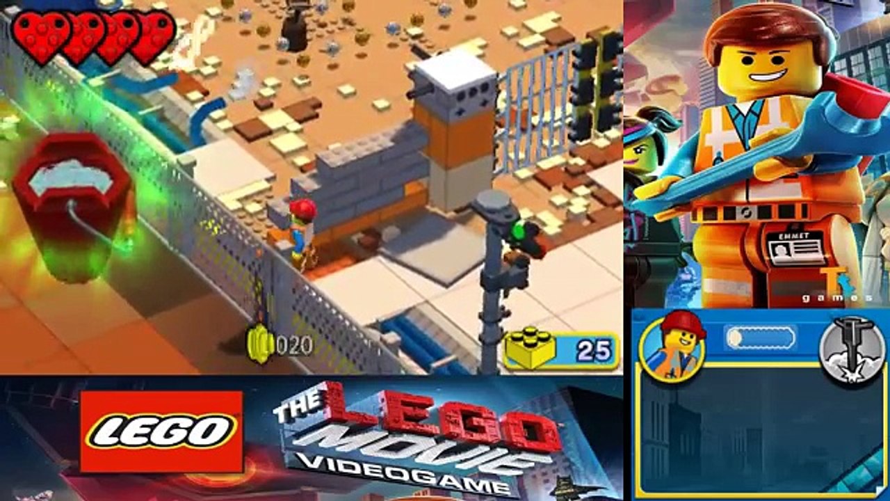 The LEGO Movie Videogame (3DS) Walkthrough Part 1 - Chapter 1 - Prologue