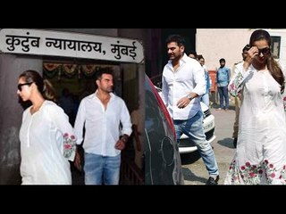 Malaika Arora & Arbaaz Khan Complete Divorce Formalities At Family Court