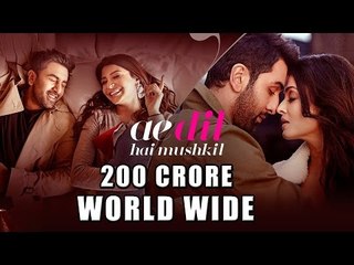 Aishwarya - Ranbir Kapoor's Ae Dil Hai Mushkil Enters 200 CRORES CLUB