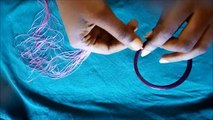 DIY silk thread mutlicolour party wear bangles