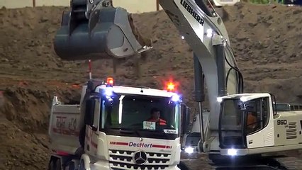 LIEBHERR 960 SME! RC EXCAVATOR! EARTH MOVING! STONEBREAKER-AREA! PREMACON! RC  DIGGER! - video Dailymotion