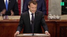 Macron convoque Voltaire et Benjamin Franklin pour justifier ses bises à Trump