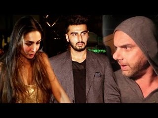 Malaika Arora & Arjun Kapoor IGNORES Each Other Seeing Sohail Khan ?