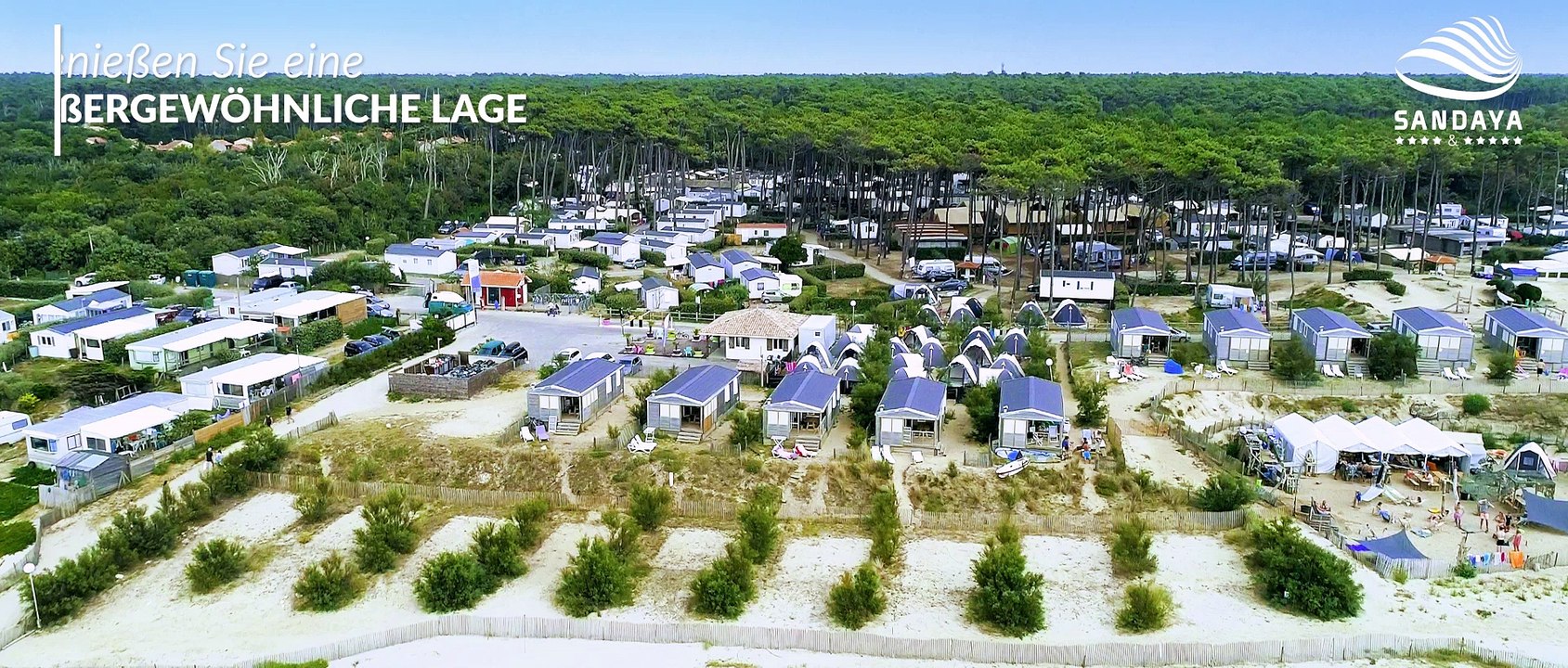 Camping Le Verdon sur Mer - Sandaya Soulac Plage in Soulac Sur Mer - Gironde - Atlantischer Ozean