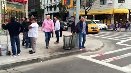 NYPD RESPONDING & ARRESTING VERY AGITATED WOMAN CAUGHT STEALING AT A CVS STORE IN MANHATTAN, NYC.