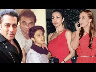 Salman, Iulia , Arbaaz & Malaika COMES TOGETHER @ Sohail Khan's Sons Birthday