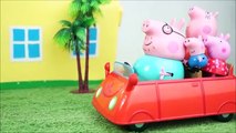 Peppa Pig e George Comprando um Carro Novo para Família Pig! Em Português Brinquedos KidsToys