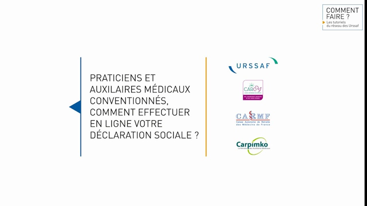 Praticien et auxiliaire médical : Ouverture de la déclaration des revenus 2017 en ligne