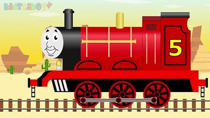 Red Train Vs Green Train - Trains For Children - Video For Kids