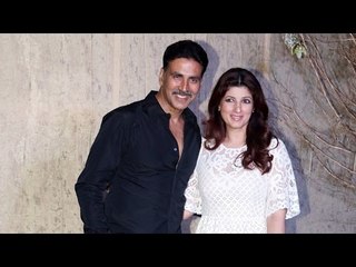 Akshay Kumar & Twinkle KhannaAt Manish Malhotra's 50th Birthday Party