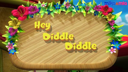Hey Diddle Diddle | Kids Nursery Rhyme | Lullabies for Babies | Children Videos by Mike and Mia