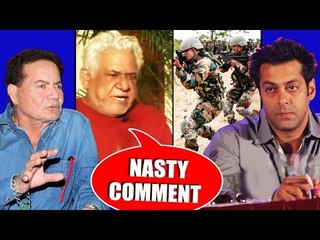 Salim Khan SUPPORTS Salman's Comment, Om Puri's Nasty Comment On Indian Army | Bollywood News