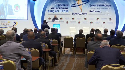 'Şeker Sektöründe Stratejik Yapılandırma ile Reforma' sempozyumu - ANKARA