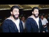 Ranveer Singh Spotted At Mumbai Airport, Leaves Paris  For Befkre Trailer Launch