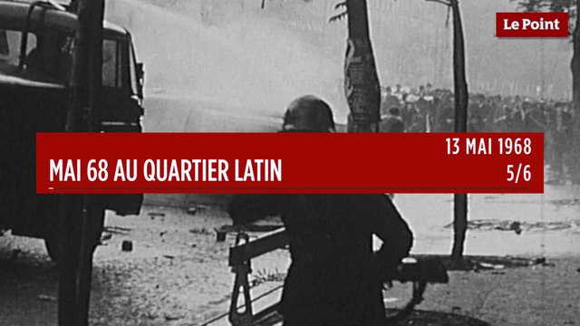 13 Mai 68 au Quartier latin 5/6 : rendue aux étudiants, la Sorbonne sera occupée durant un mois
