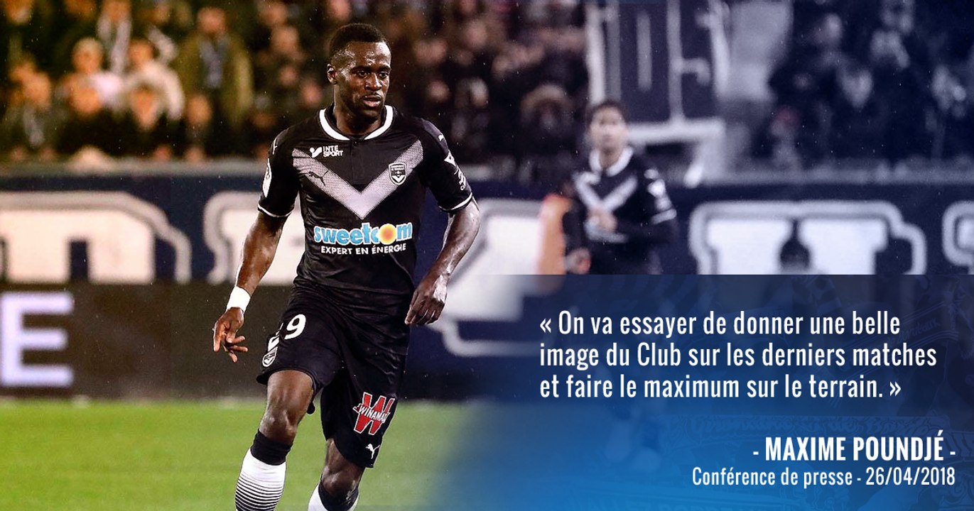 Maxime Poundjé avant Bordeaux-Dijon