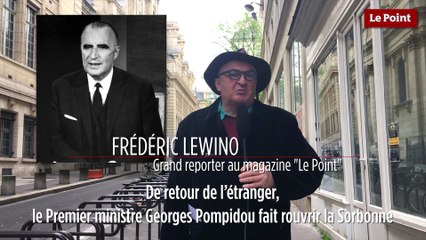 13 Mai 68  au Quartier latin 5/6 : rendue aux étudiants, la Sorbonne sera occupée durant un mois