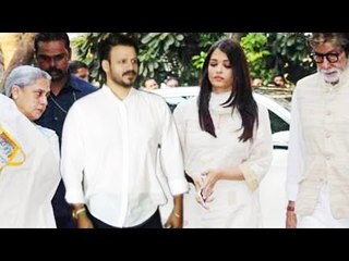OMG Aishwarya & Vivek Oberoi Together Attends Shilpa Shetty's Father's Prayer Meet
