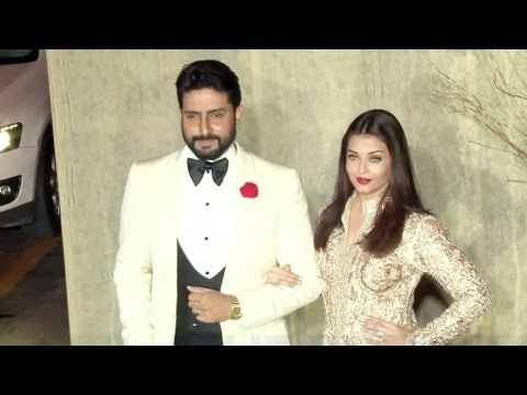 GORGEOUS Aishwarya Rai & Abhishek Bachchan At Manish Malhotra's 50th Birthday Party
