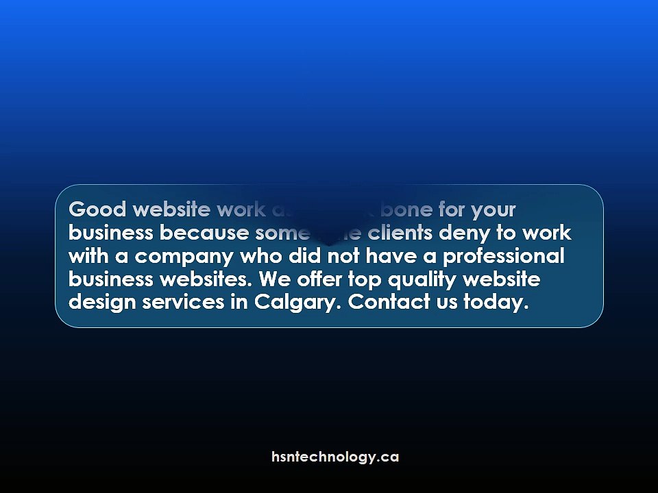 Web Design Company in Calgary - HSN Technology