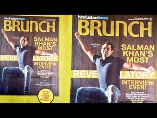 Salman Khan SIZZLES On Cover Off Hindustan Times Brunch 1 Jan 2017