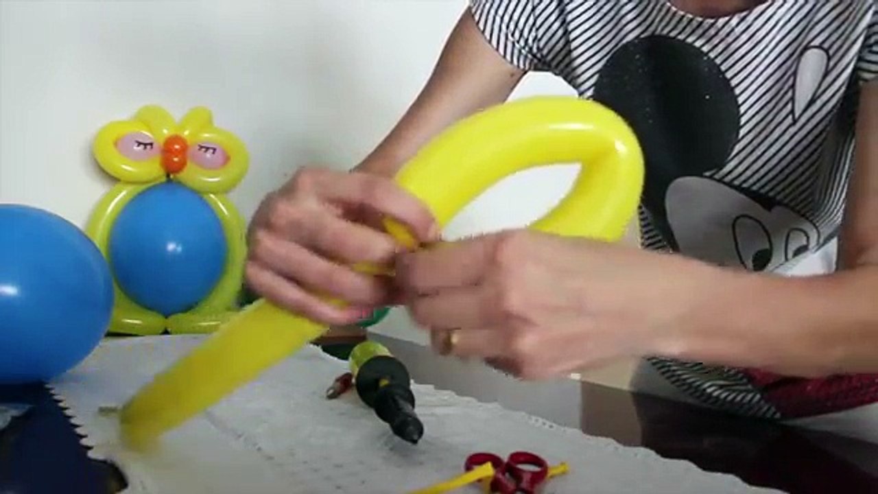 Como Fazer Coruja de Bexiga