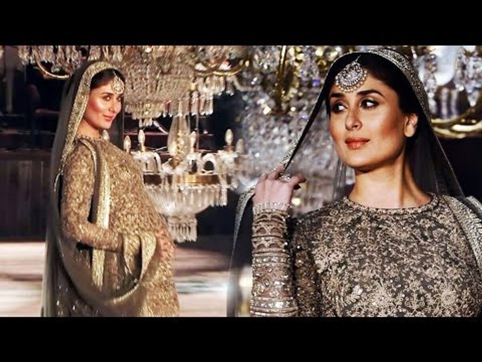 03 Pregnant Kareena Kapoor WALKS The Ramp With BABY BUMP At Lakme Fashion Week 2016