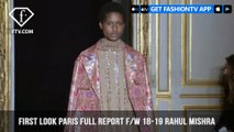 Rahul Mishra Paris Fashion Week Fall/Winter 2018-19 Full Report | FashionTV | FTV