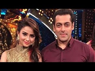 Salman Khan With Adaa Khan Bigg Boss 10 Sets