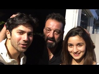 Sanjay Dutt Promote Varun Dhawan & Alia Bhatt’s Tamma Tamma Song