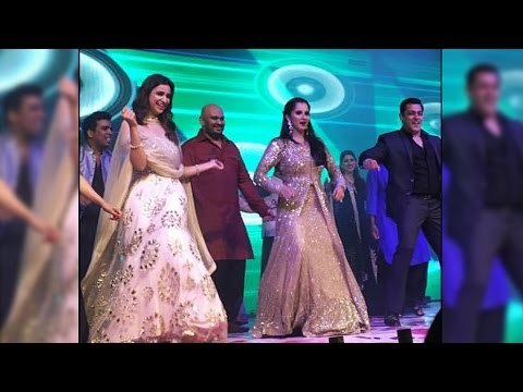 Salman Khan & Parineeti Chopra DANCES HARD @ Sania Mirza's Sisters Sangeet