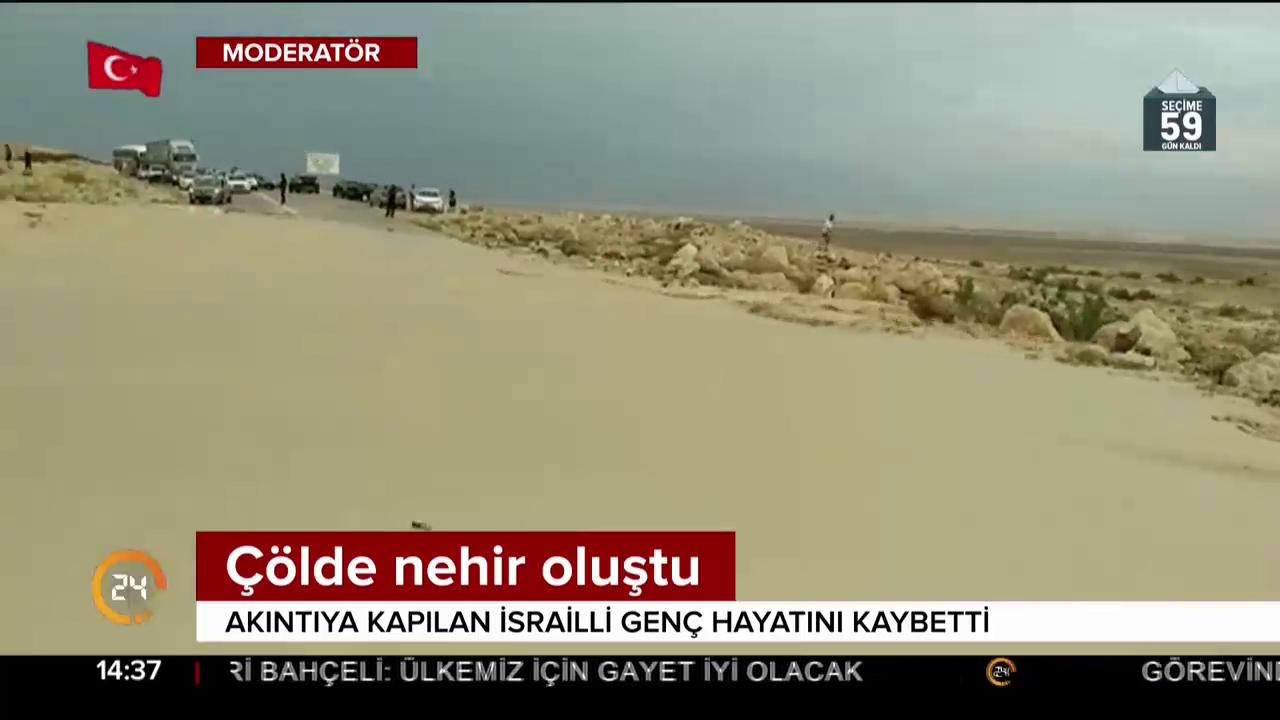 Yağış sel getirdi