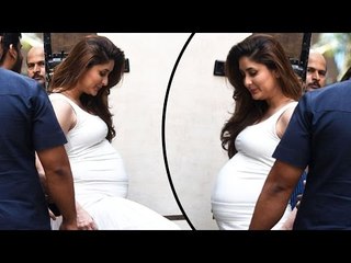 Kareena Kapoor Flaunts Her 9th Month Baby Bump - WATCH