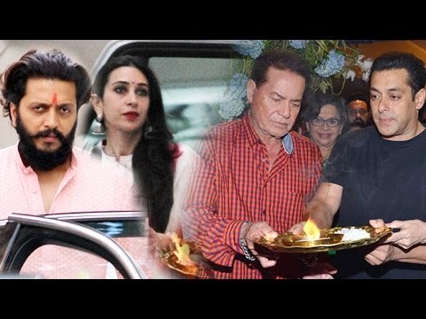 Bollywood Celebs At Salman Khan's Ganesh Chaturthi Celebrations 2016