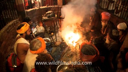 Mysterious Hindu sect conducts a strange evil ritual