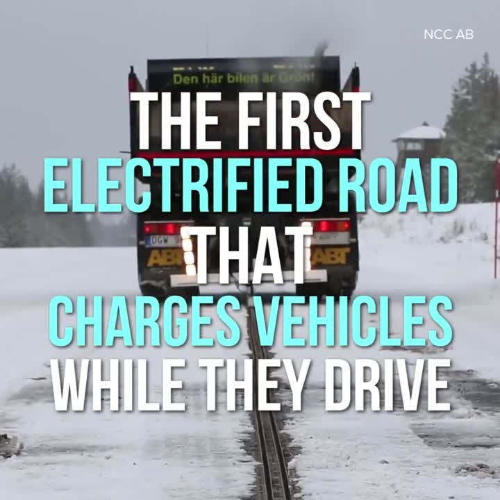 This road charges your car while you drive