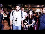 Aishwarya, Abhishek & Aaradhya Bachchan SPOTTED at Mumbai Airport