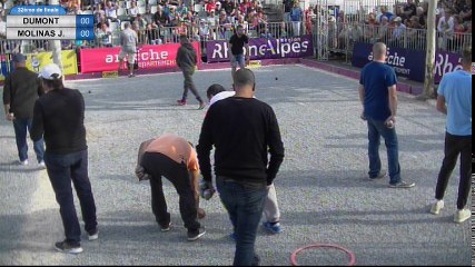 International à pétanque de Ruoms 2017 : 32ème PELOZUELO vs DUMONT