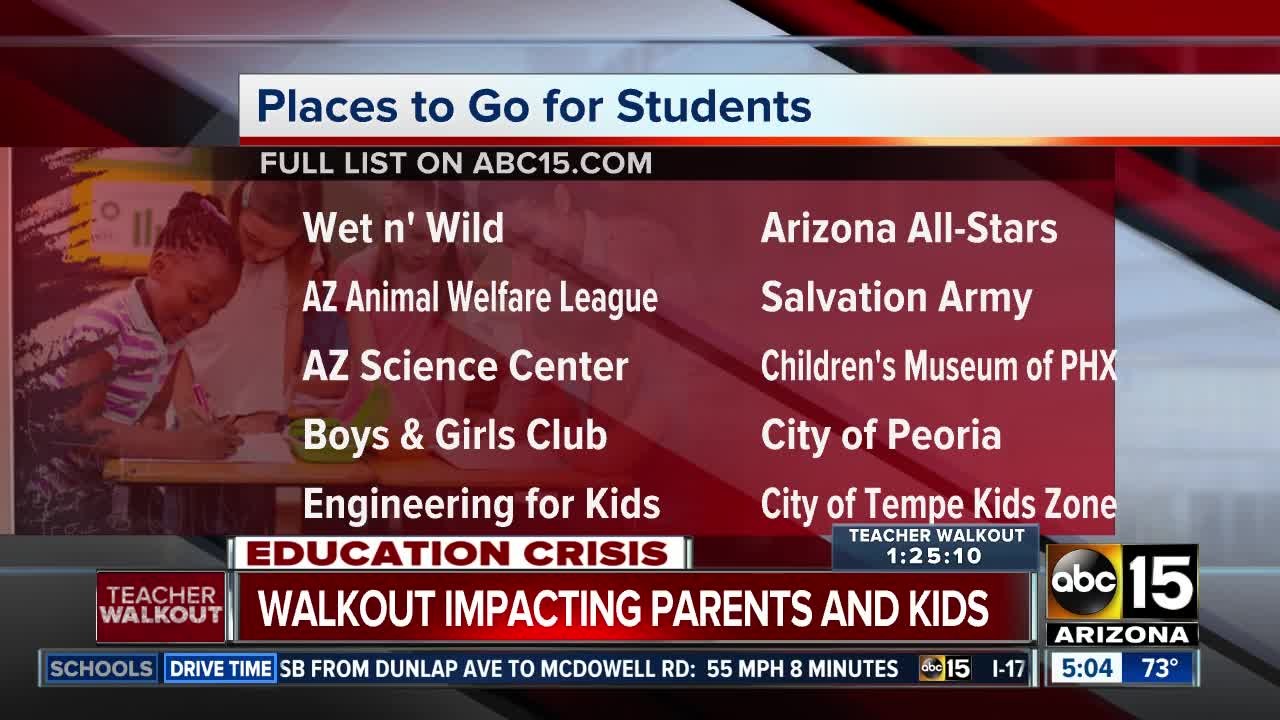 Teacher walkout: Groups opening doors to care for children out of school