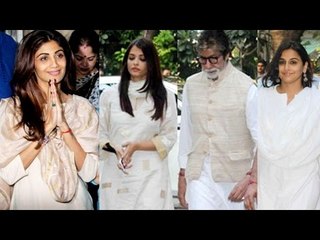 Bollywood Attends Prayer Meet Of Shilpa Shetty’s Father