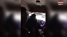 Un chauffeur de minibus sans permis prend la fuite avec des passagers à bord (Vidéo)