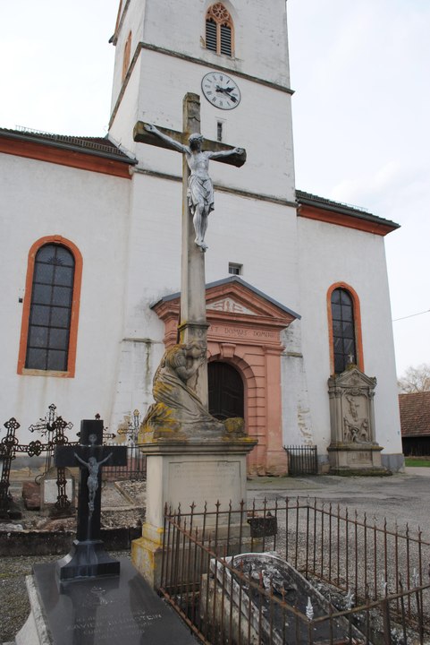 Restauration de la croix de mission de Landser