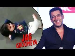 Salman Khan's Small FAN Does Jag Ghoomeya Song Step - WATCH