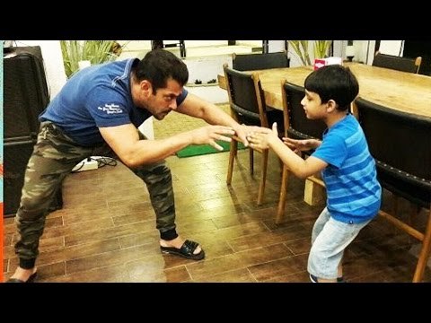 Salman Khan Playing With Nasir Khan's Son Zayan - WATCH
