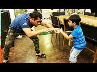 Salman Khan Playing With Nasir Khan's Son Zayan - WATCH