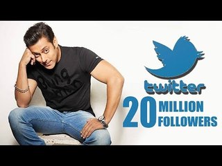 Salman Khan's 20 MILLION Followers On Twitter -  RULES Social Media