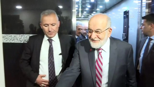 Saadet Partisi Genel Başkanı Karamollaoğlu, İYİ Parti'yi ziyaret etti - ANKARA