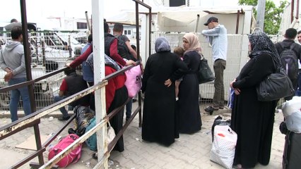 Suriyeliler terörden temizlenen Afrin'e dönüyor - KİLİS