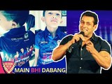 Salman Khan's Small FAN Wears DA-BANGG TOUR T-shirt For His Welcome